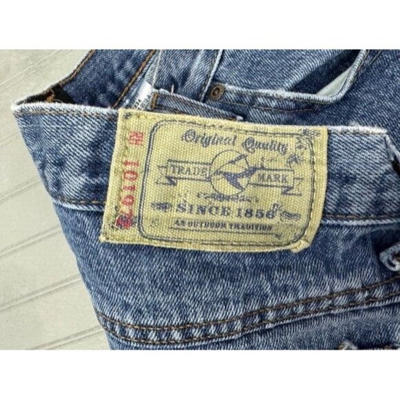 Redhead Size 32x34 Mens Jeans Relaxed Straight Med Wash Cotton (Actual I… - Picture 3 of 4